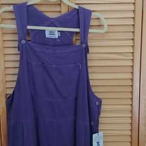 AKS for Nordstrom bib style maxi dress